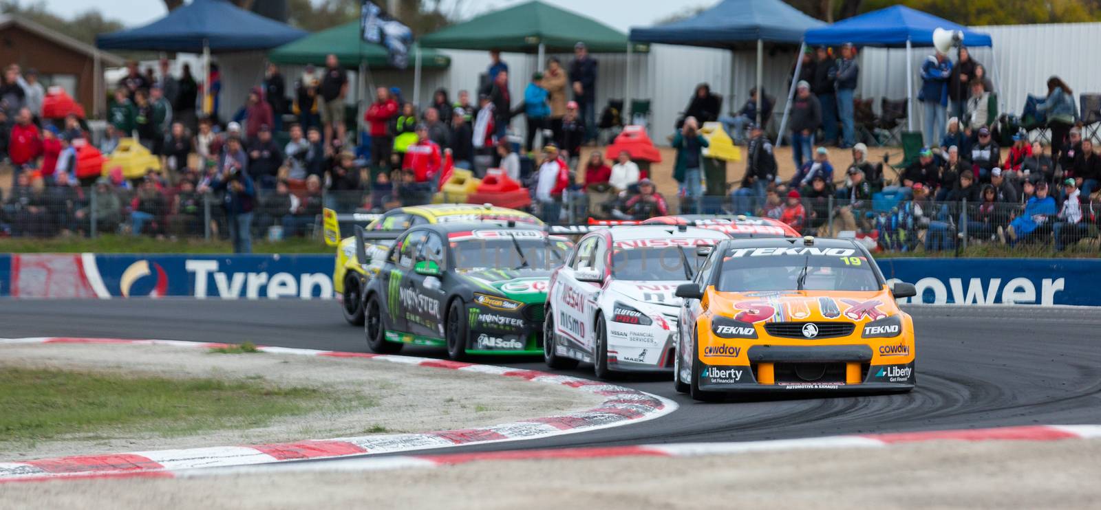 MELBOURNE, WINTON/AUSTRALIA, 22 MAY , 2016: Virgin Australia Supercars Championship  - Will Davison (Team Darrell Lea STIX) during Race 10 at Winton.