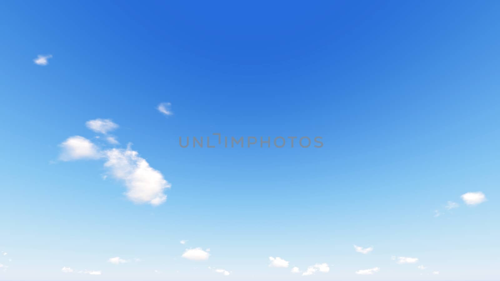 Cloudy blue sky abstract background, blue sky background with tiny clouds, 3d rendering

