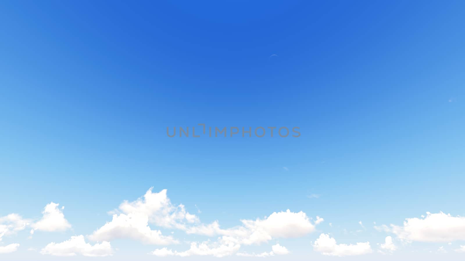 Cloudy blue sky abstract background, blue sky background with tiny clouds, 3d rendering

