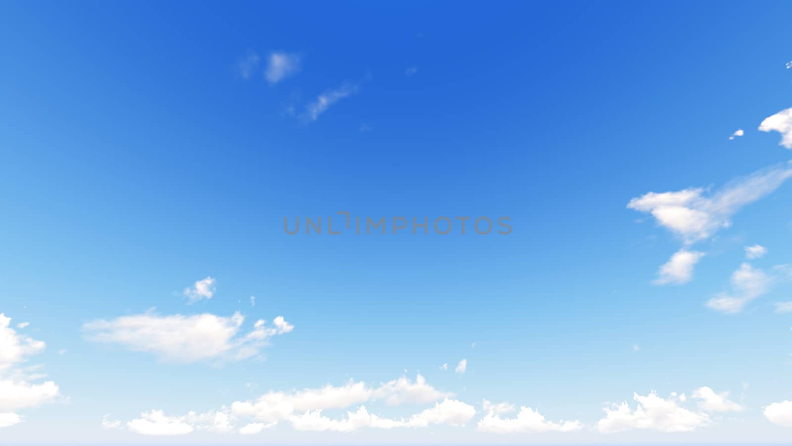 Cloudy blue sky abstract background, blue sky background with tiny clouds, 3d rendering

