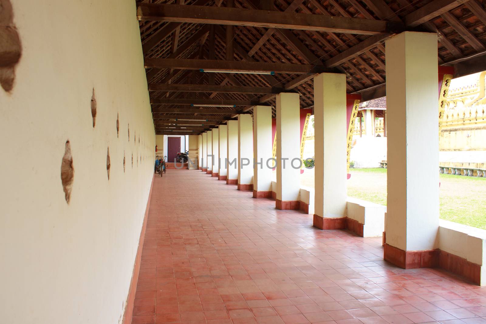 Walk in Luang very in laos. by primzrider