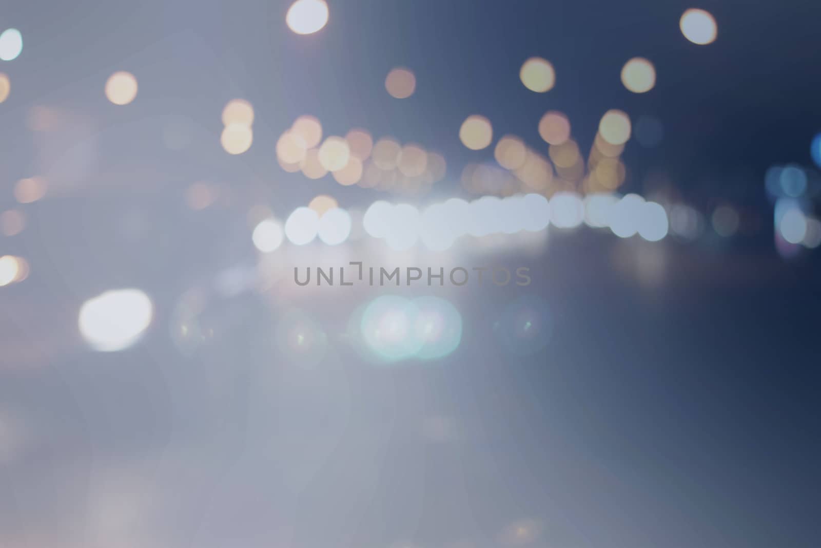 Blue and white background bokeh