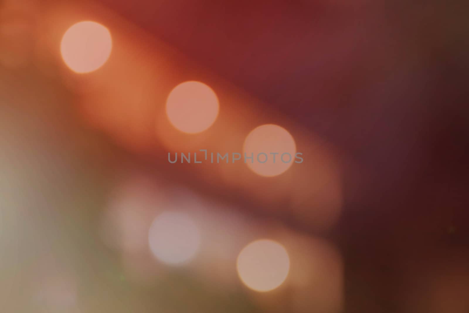 White and red bokeh abstract background