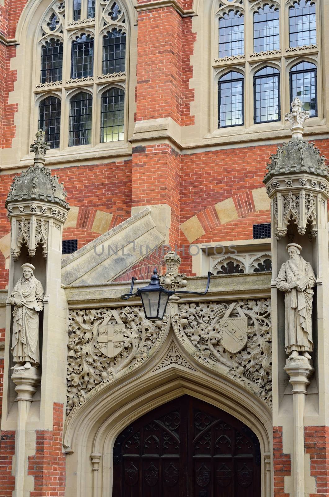 Detail of Entrance  Cambridge College 