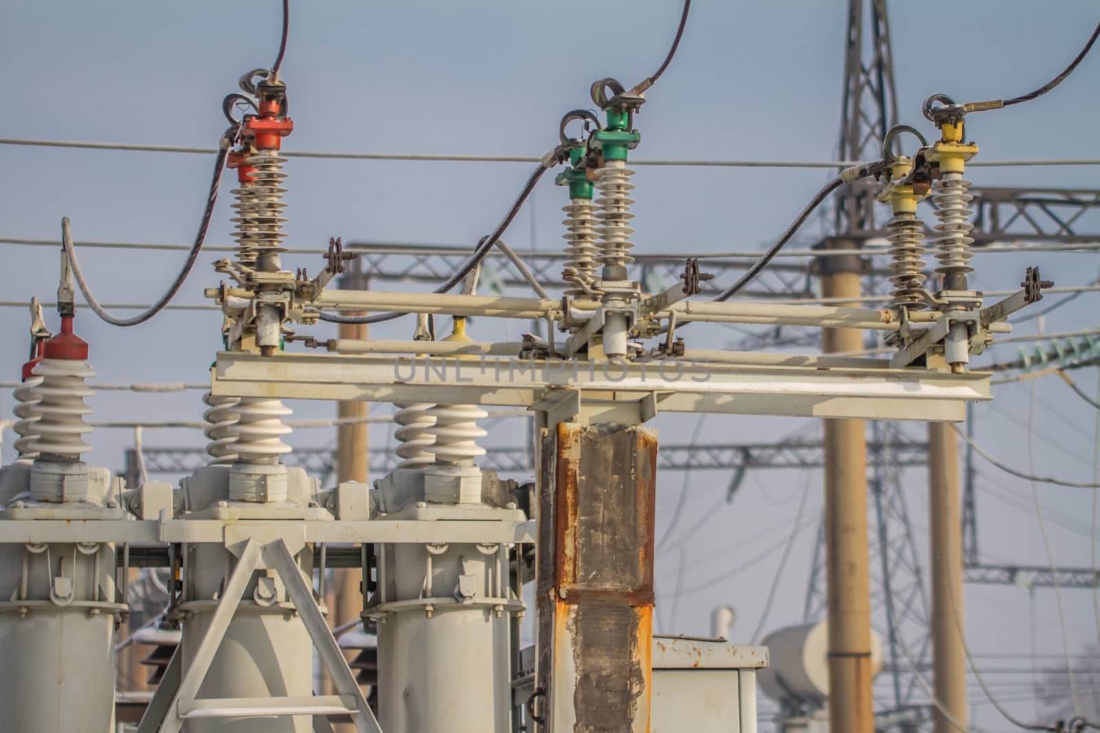 electrical equipment for high voltage substations, insulators