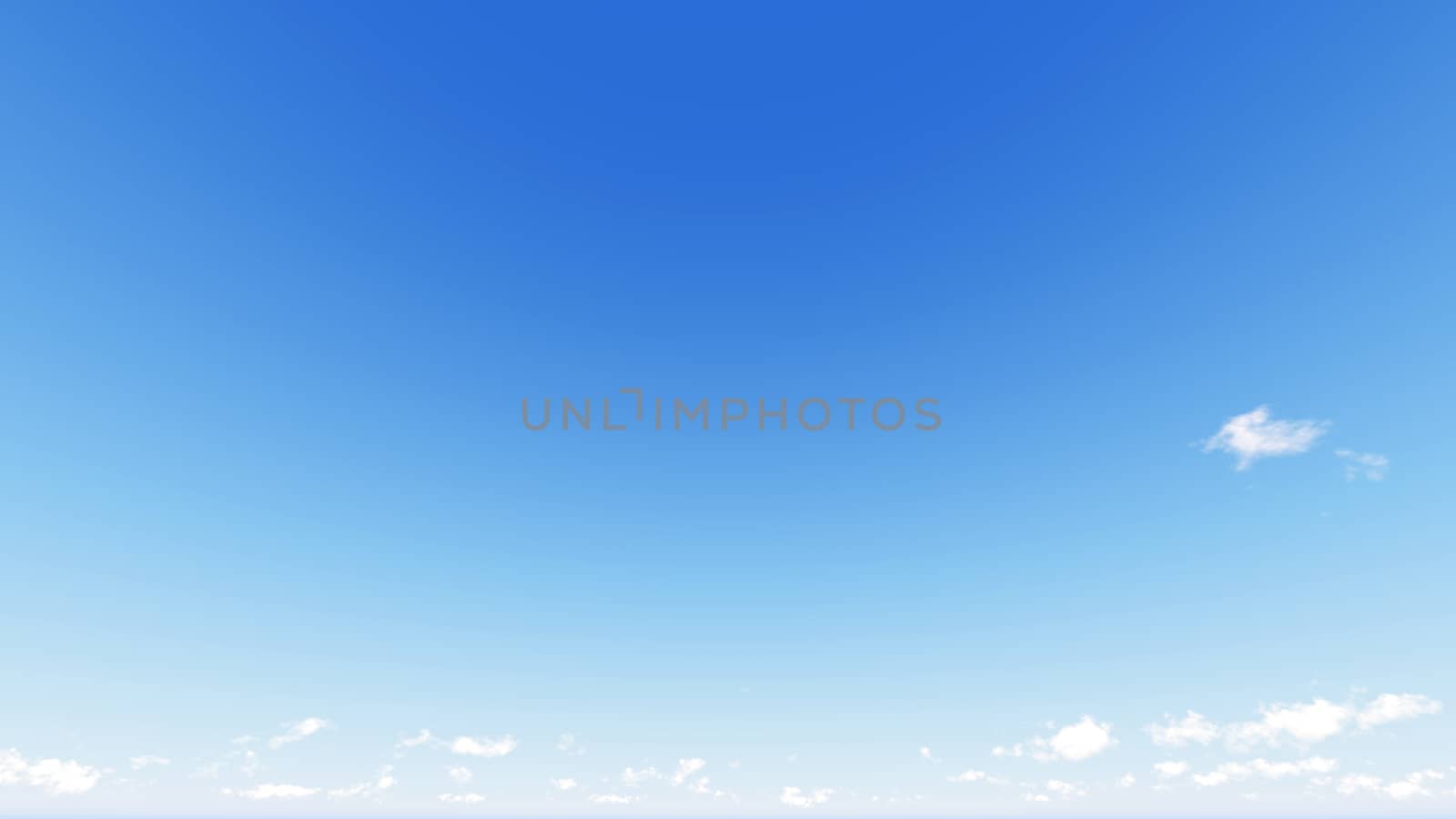 Cloudy blue sky abstract background, blue sky background with tiny clouds, 3d rendering

