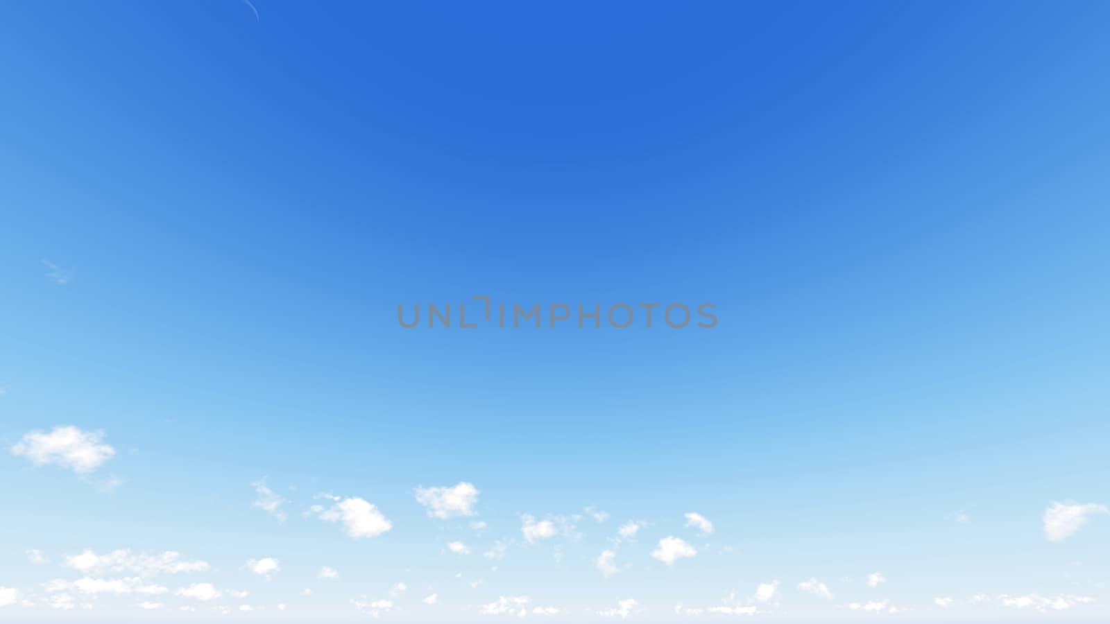 Cloudy blue sky abstract background, blue sky background with tiny clouds, 3d rendering

