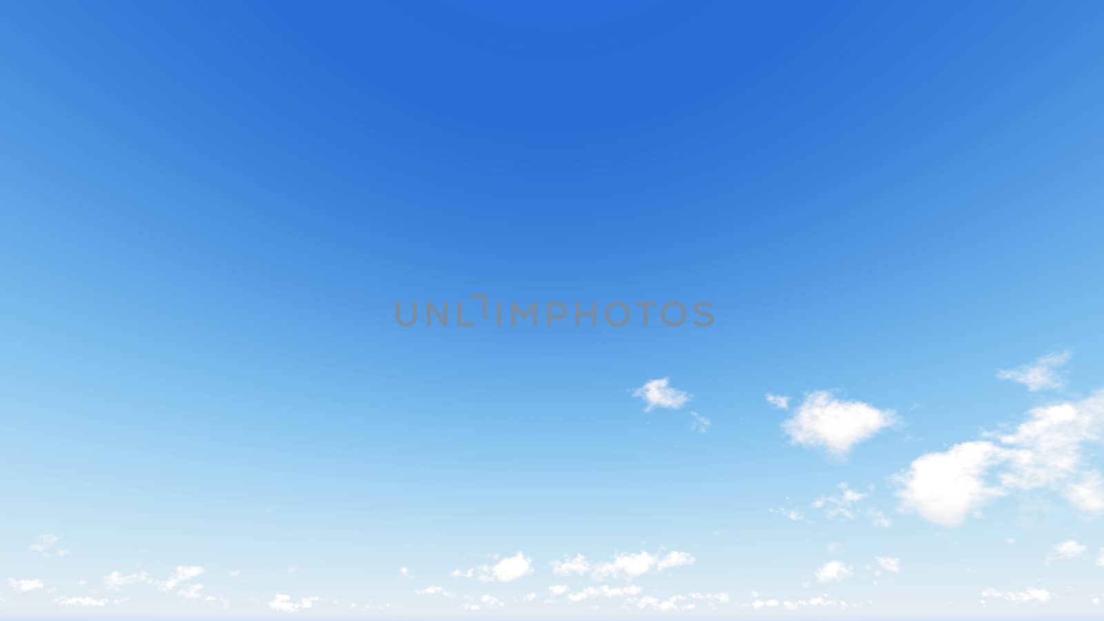 Cloudy blue sky abstract background, blue sky background with tiny clouds, 3d rendering

