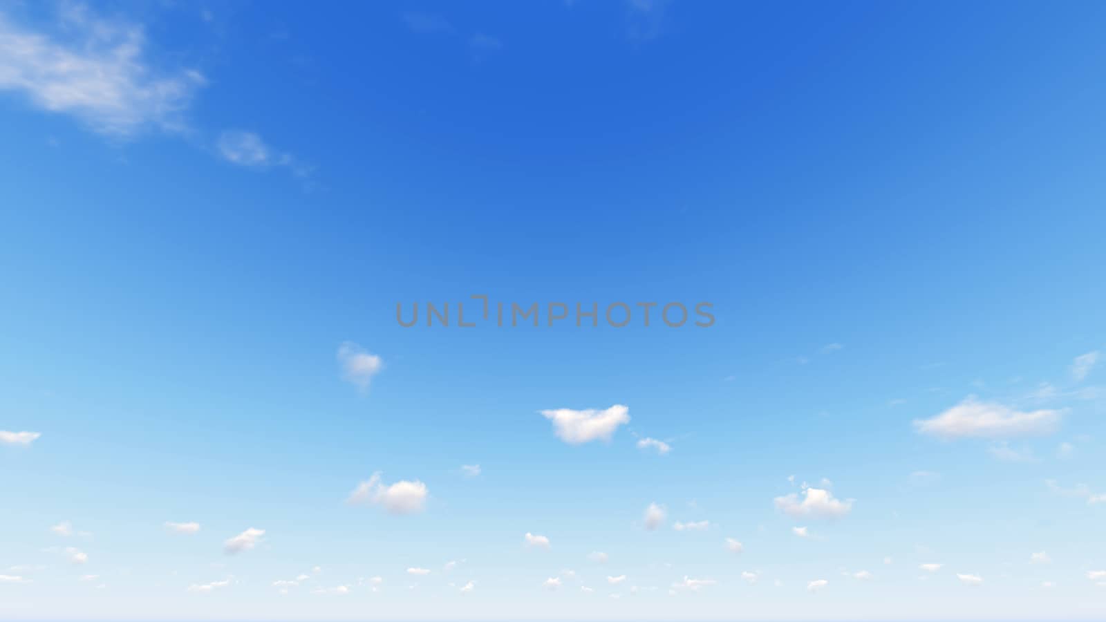 Cloudy blue sky abstract background, blue sky background with tiny clouds, 3d rendering

