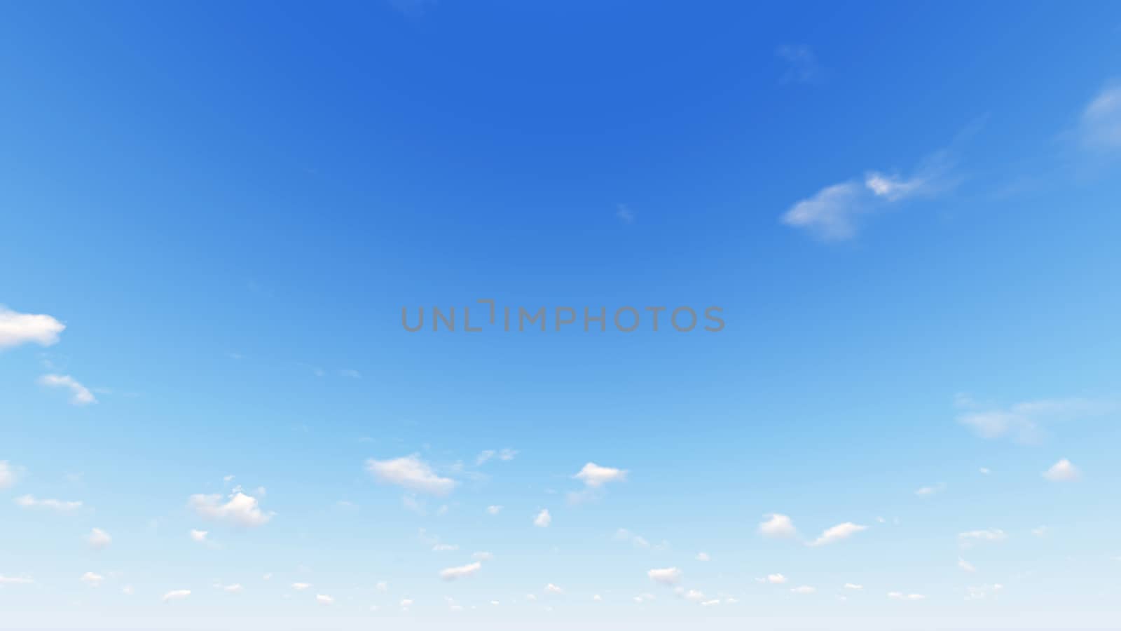 Cloudy blue sky abstract background, blue sky background with tiny clouds, 3d rendering

