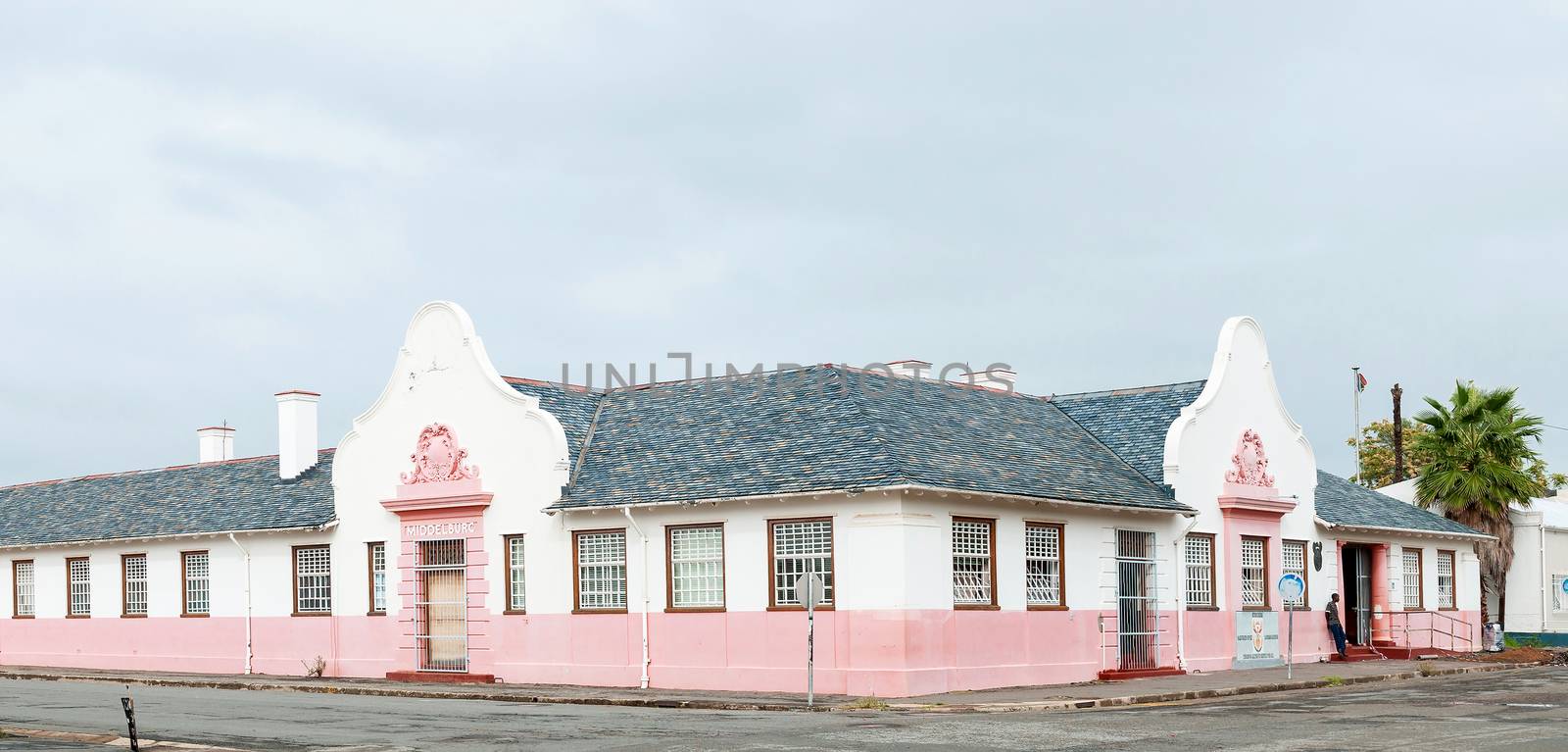 MIDDELBURG, SOUTH AFRICA - MARCH 8, 2016: The Magistrates Offices in Middelburg in the Eastern Cape Karoo Region