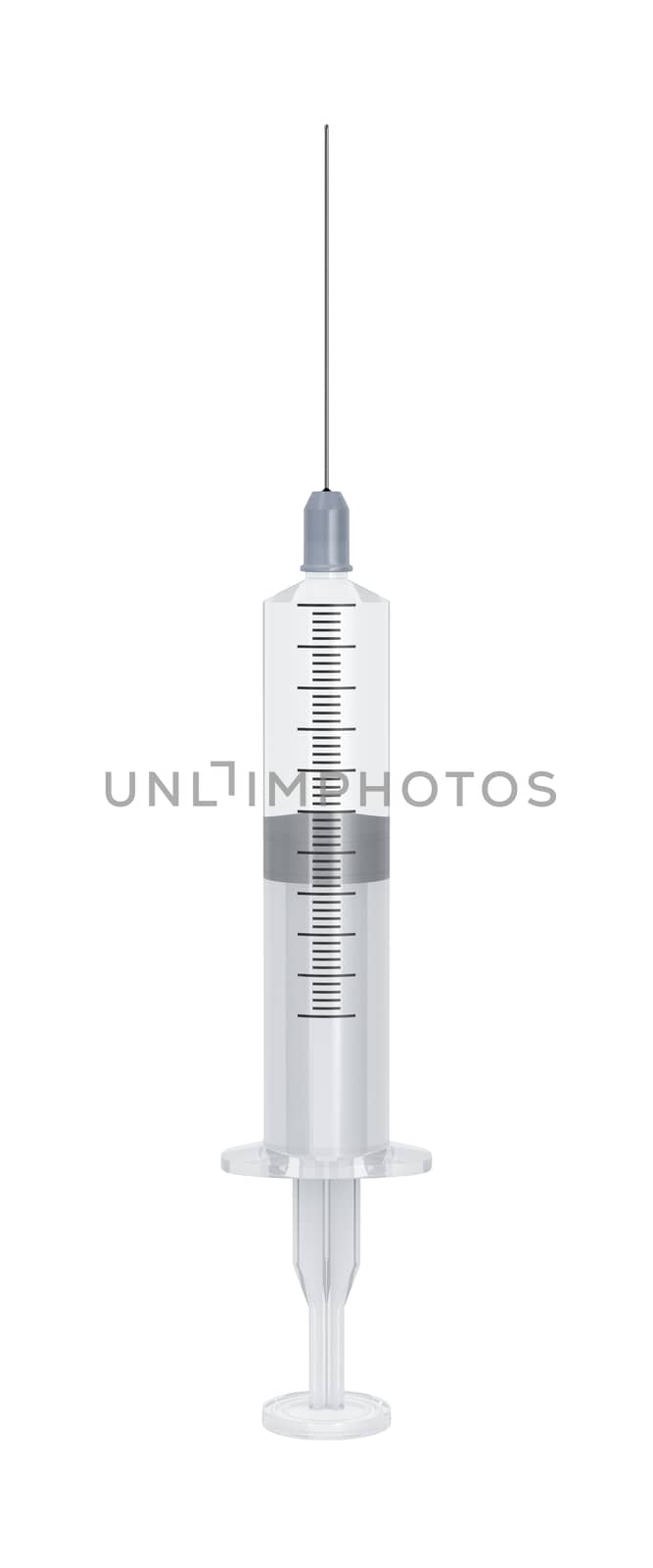 Syringe isolated on white by magraphics
