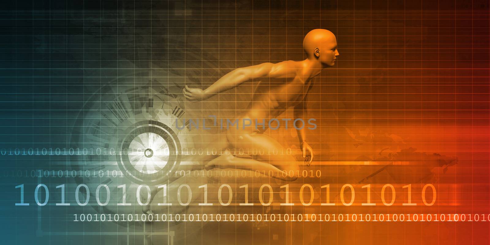 Dynamic Abstract Background and High Speed Concept Art