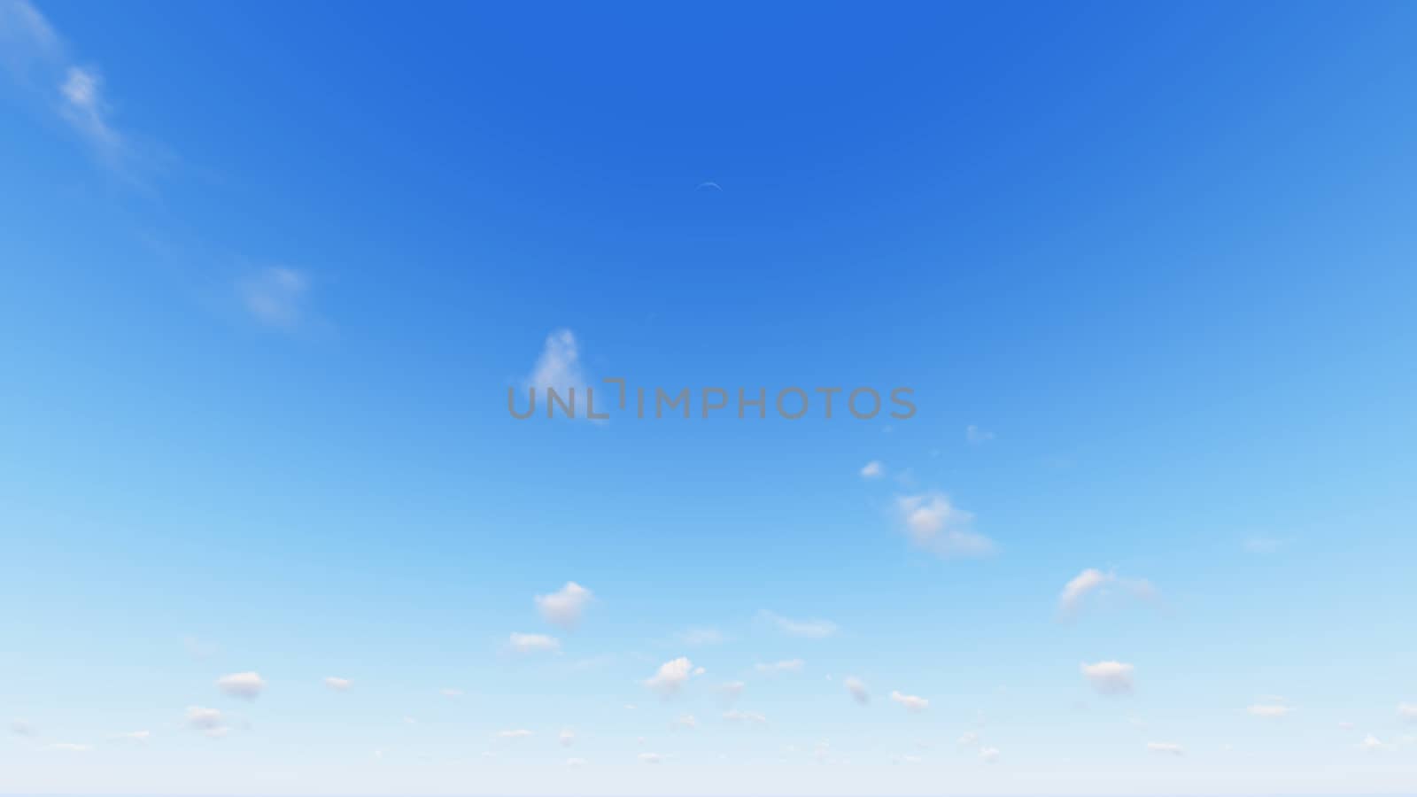 Cloudy blue sky abstract background, blue sky background with tiny clouds, 3d rendering

