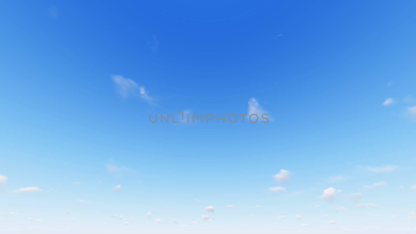 Cloudy blue sky abstract background, blue sky background with tiny clouds, 3d rendering

