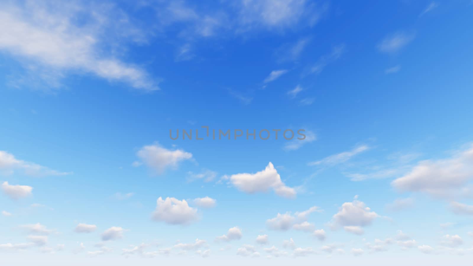 Cloudy blue sky abstract background, blue sky background with tiny clouds, 3d rendering

