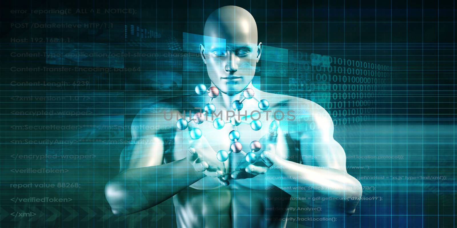 Science Research as a Molecule Concept for Presentation