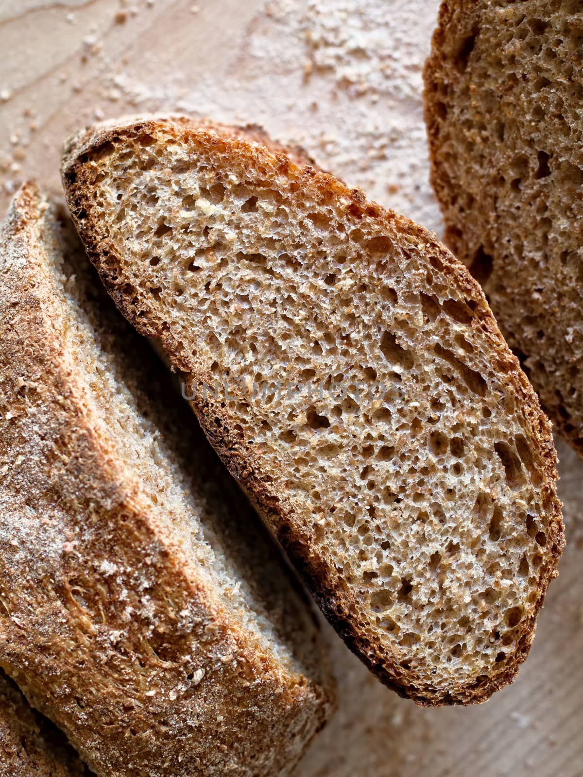 crispy crust wholemeal brown bread by zkruger