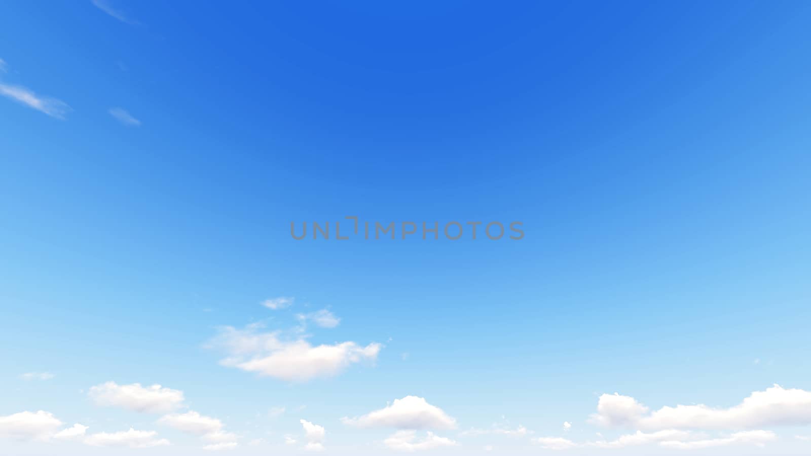 Cloudy blue sky abstract background, blue sky background with tiny clouds, 3d rendering

