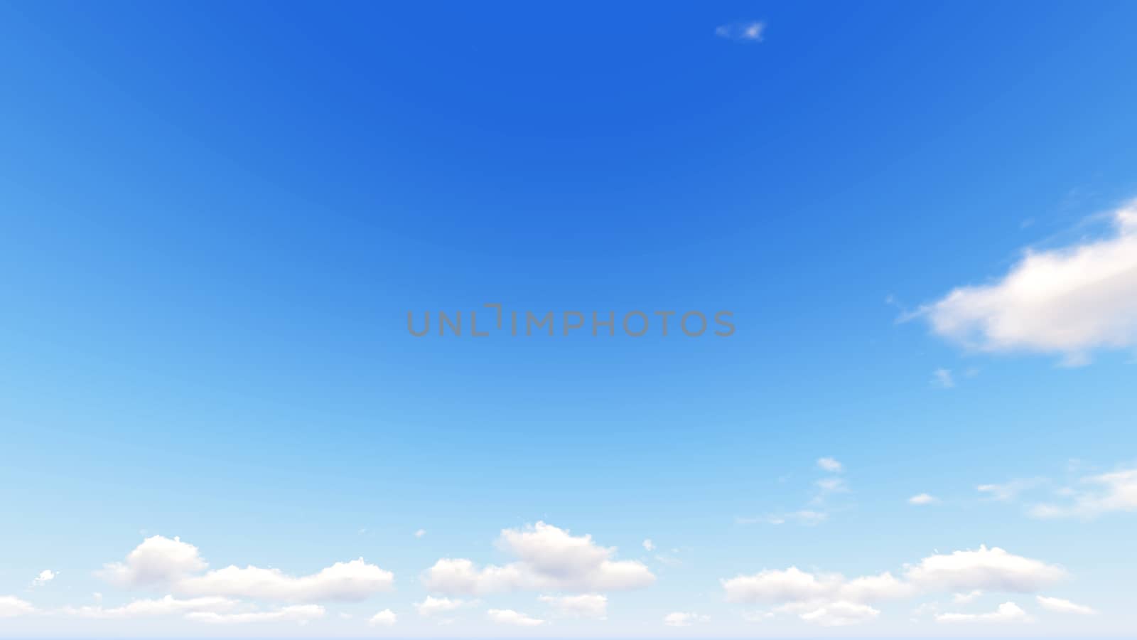 Cloudy blue sky abstract background, blue sky background with tiny clouds, 3d rendering

