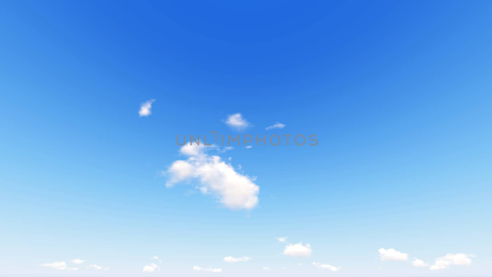 Cloudy blue sky abstract background, blue sky background with tiny clouds, 3d rendering

