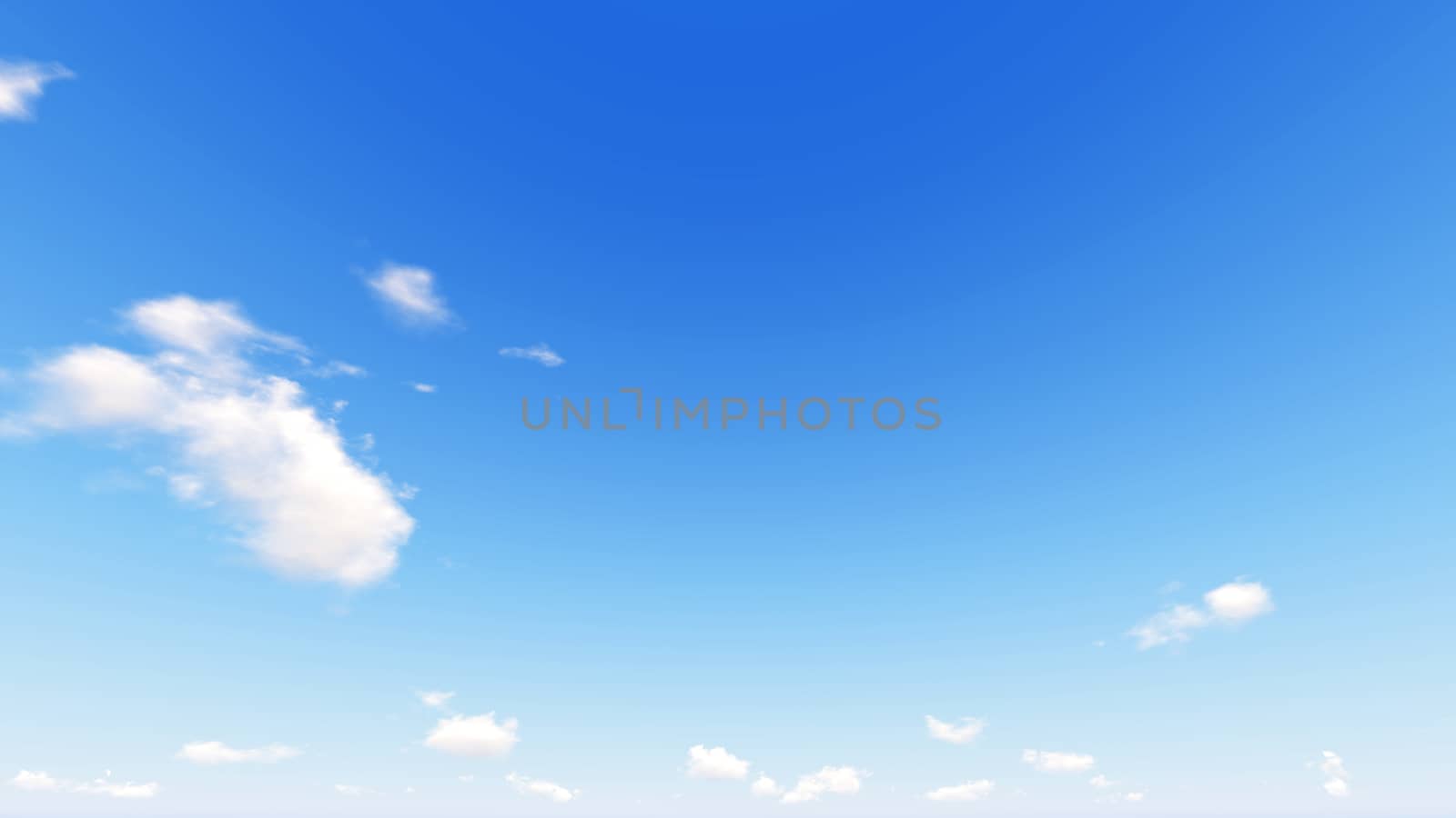 Cloudy blue sky abstract background, blue sky background with tiny clouds, 3d rendering

