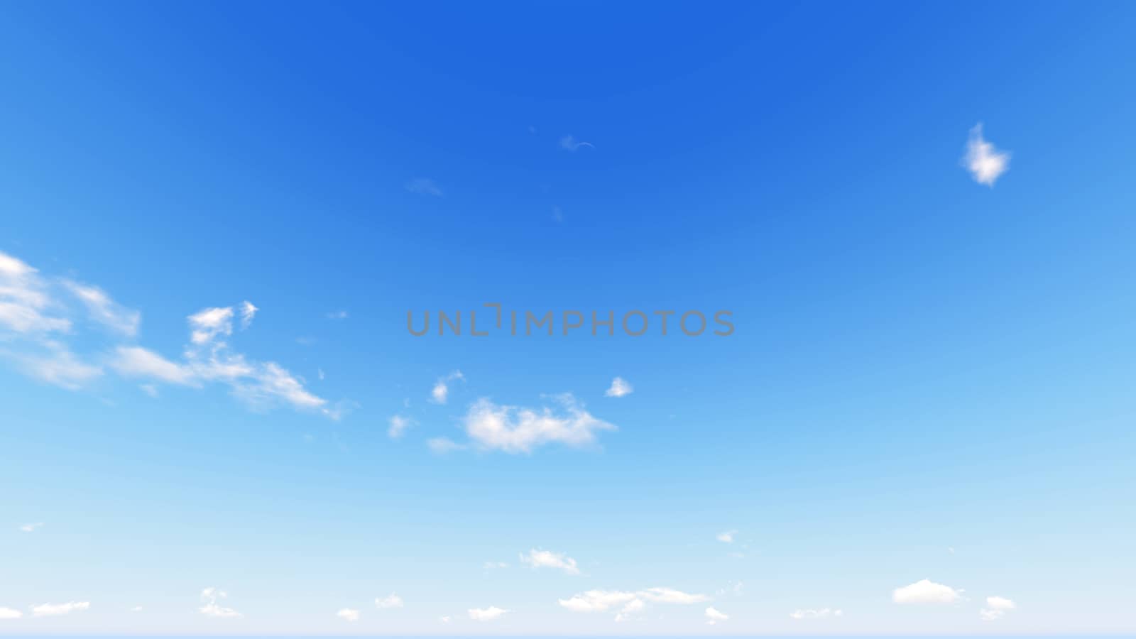 Cloudy blue sky abstract background, blue sky background with tiny clouds, 3d rendering

