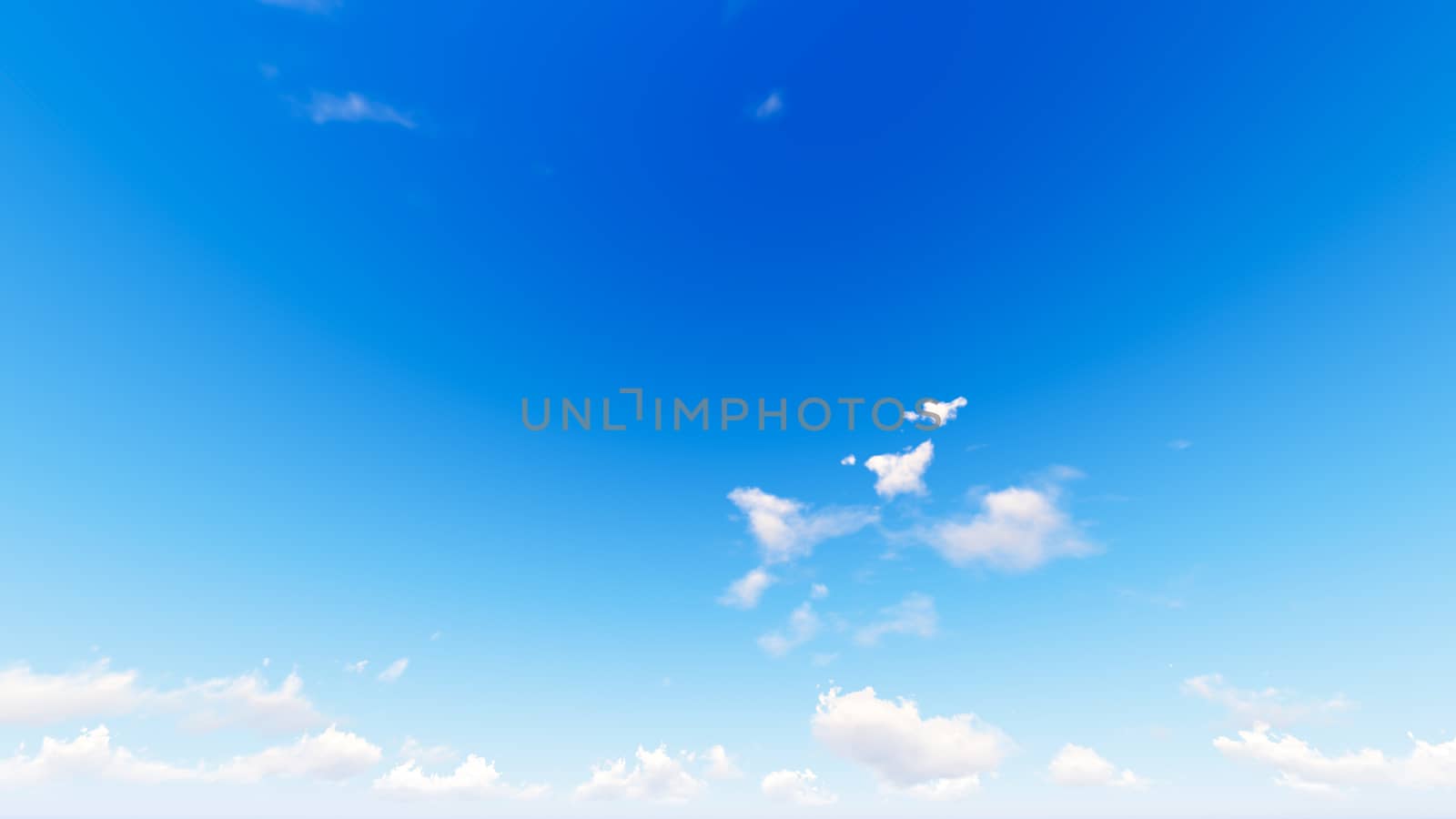 Cloudy blue sky abstract background, 3d illustration by teerawit