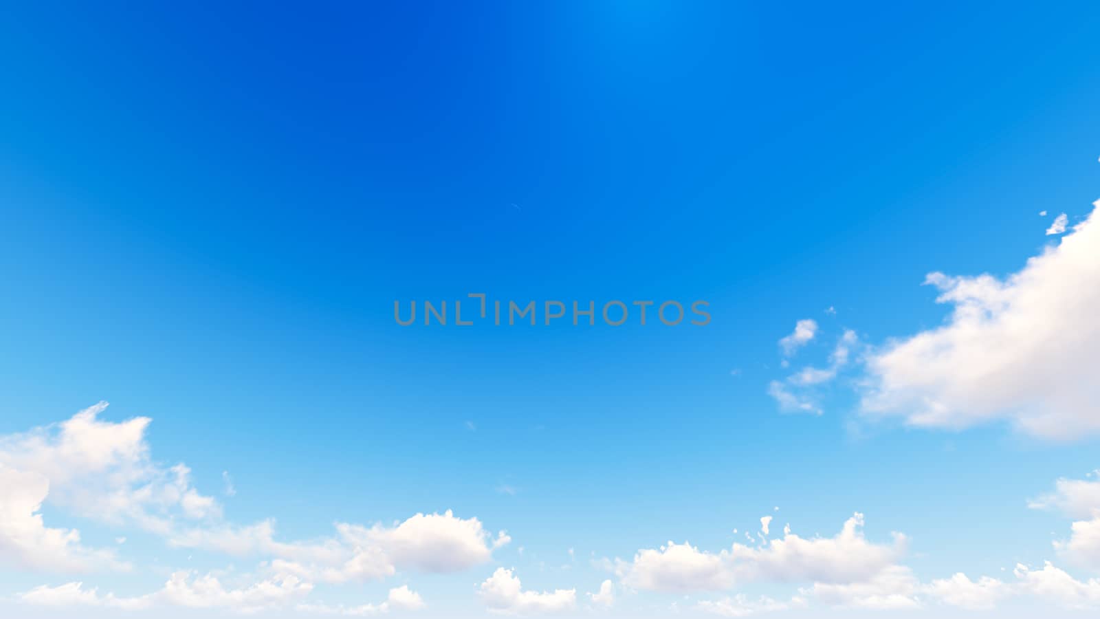 Cloudy blue sky abstract background, 3d illustration by teerawit