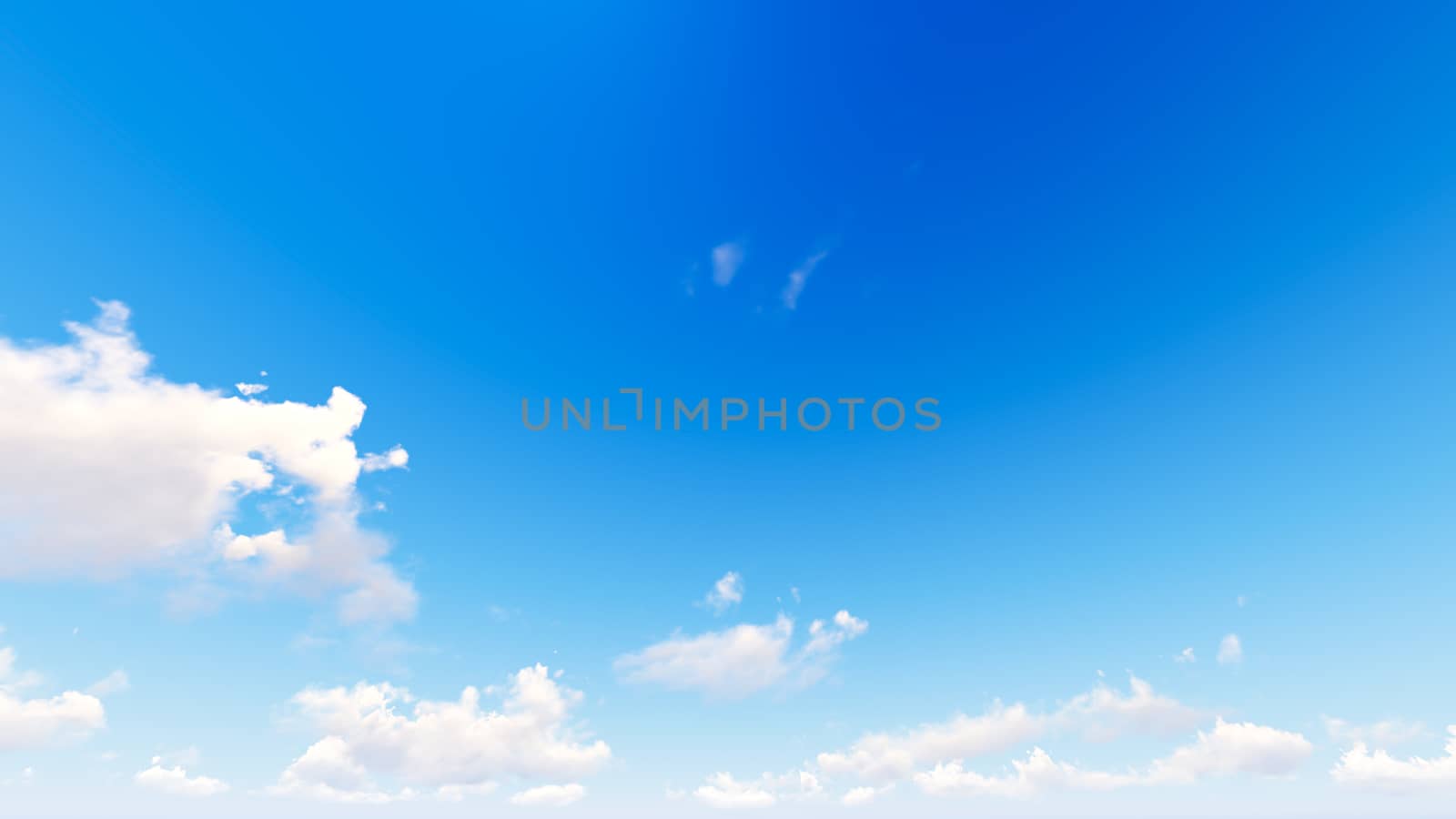 Cloudy blue sky abstract background, 3d illustration by teerawit