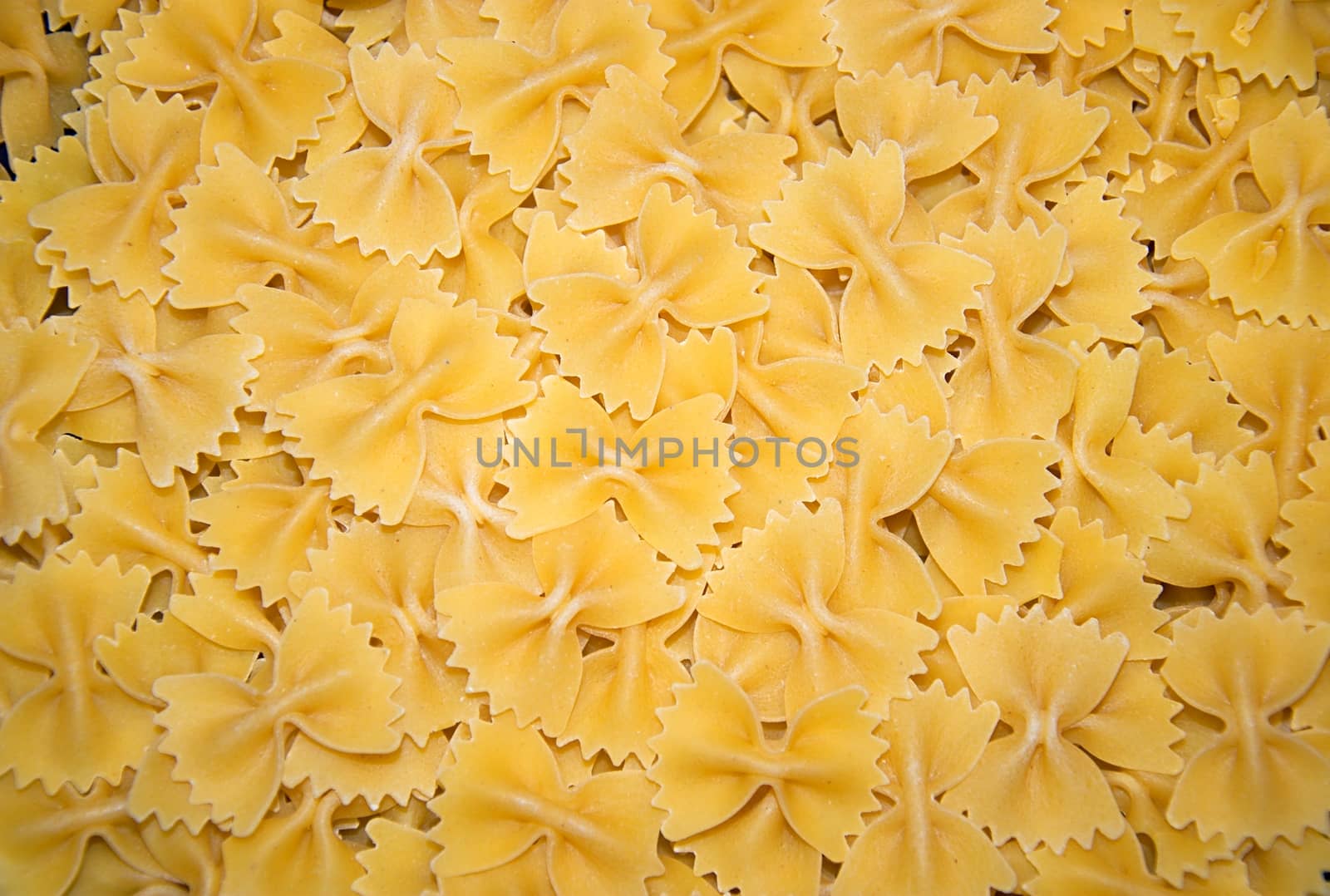 Farfalle pasta.