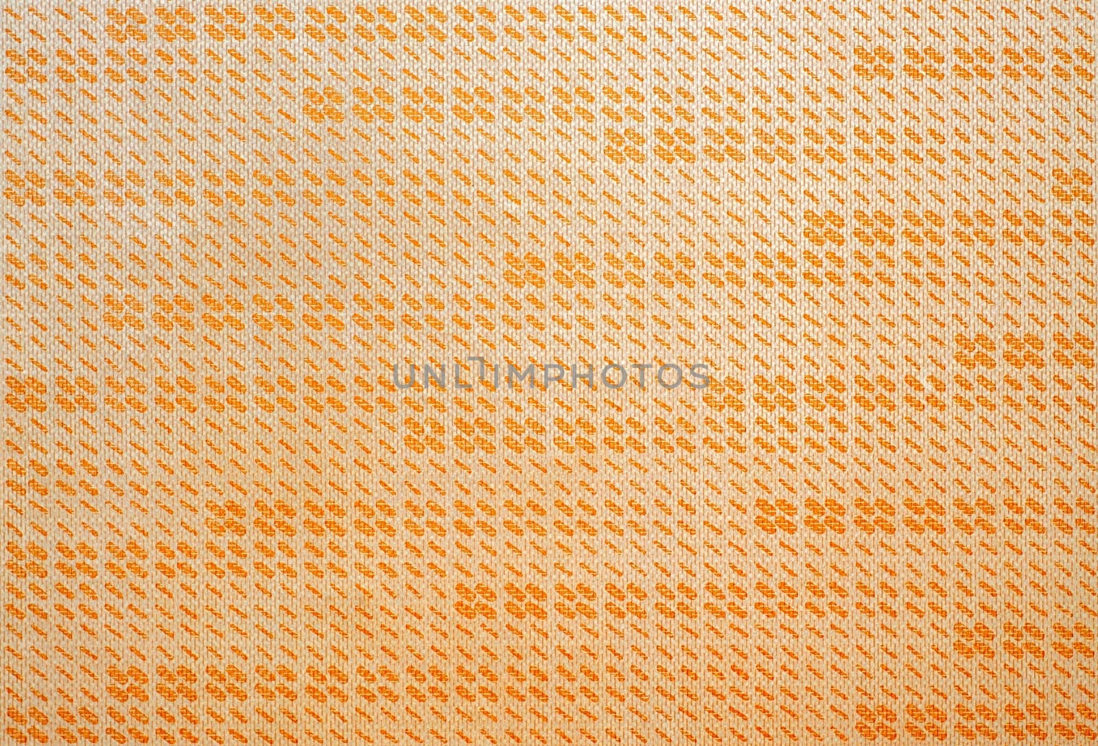 Old orange retro seamless pattern as wallpaper.