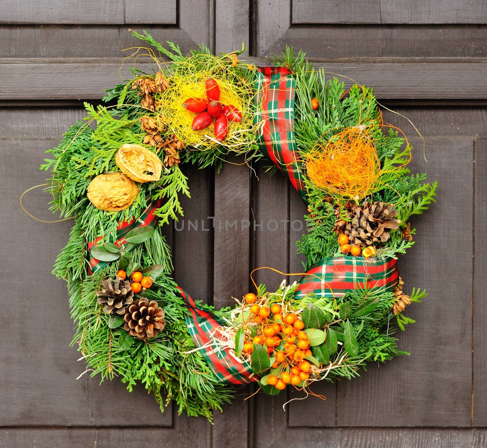 Christmas wreath by hamik