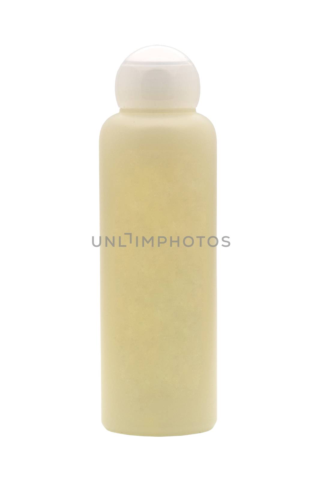 Lotion, cream bottle on white background