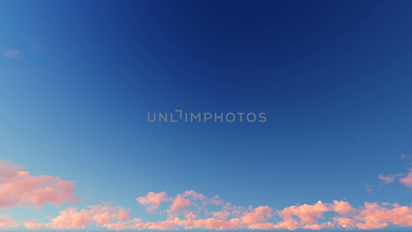 Cloudy blue sky abstract background, blue sky background with tiny clouds, 3d rendering

