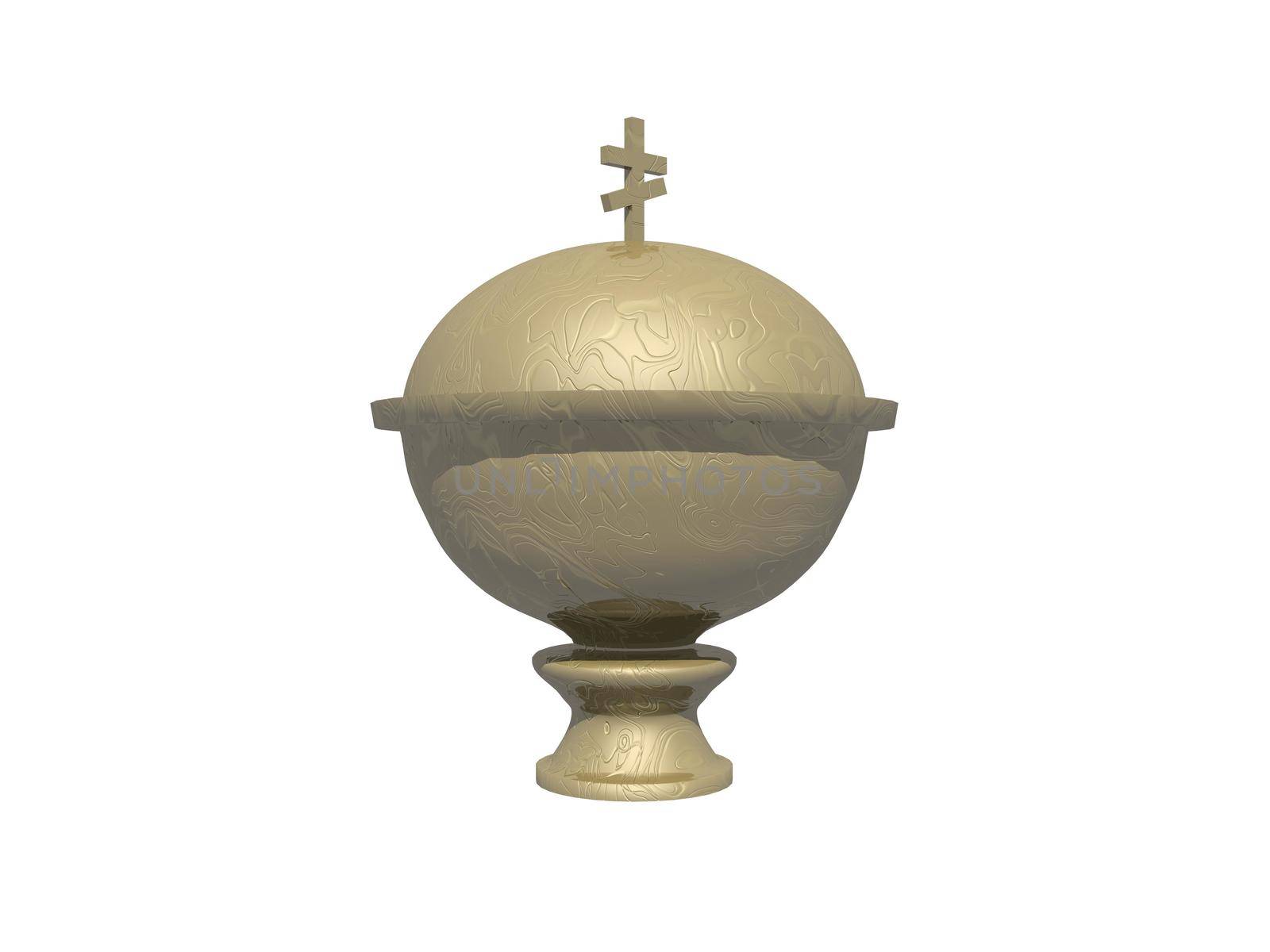 Urn for ashes - 3d render by mariephotos