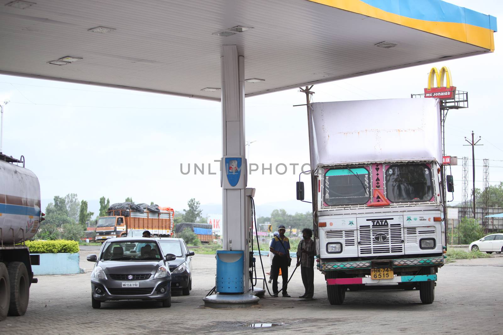 Gas Station in India by thefinalmiracle