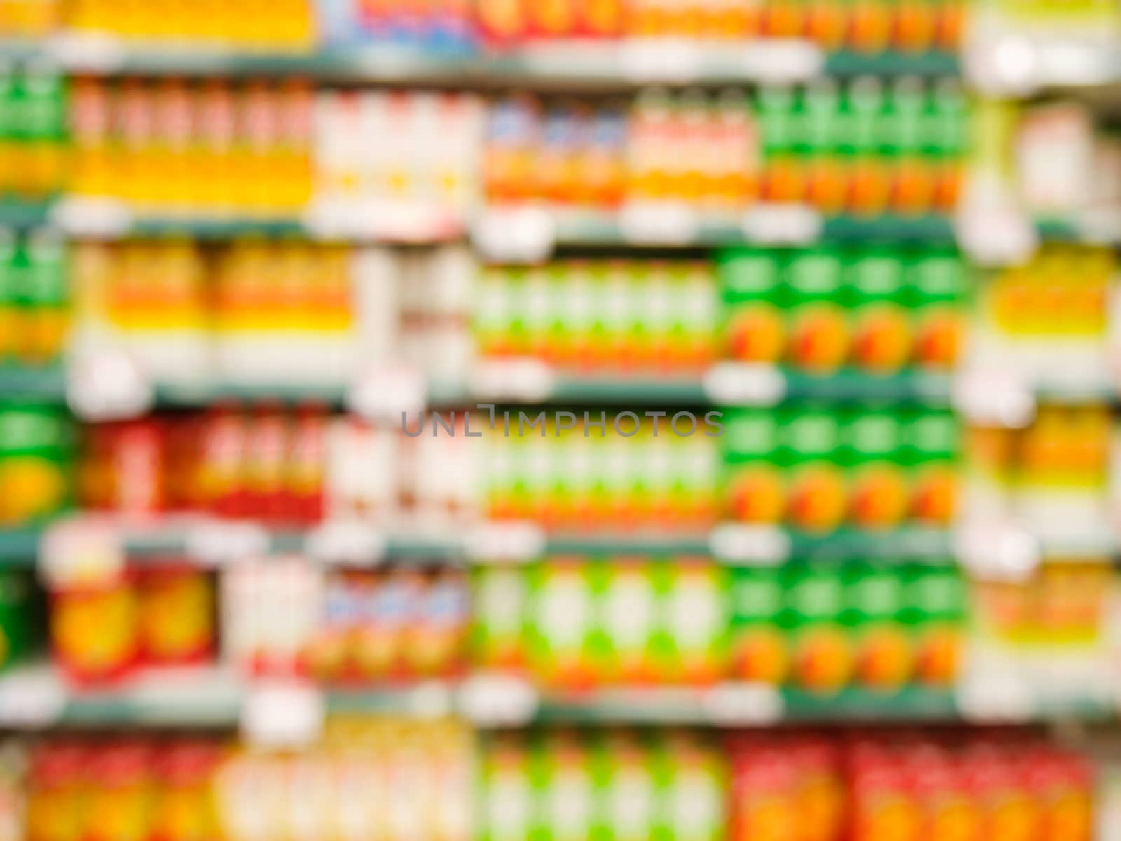 Abstract blurred supermarket by fascinadora