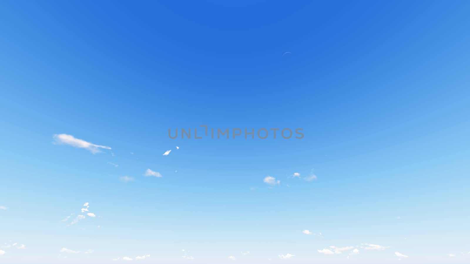 Cloudy blue sky abstract background, blue sky background with tiny clouds, 3d rendering

