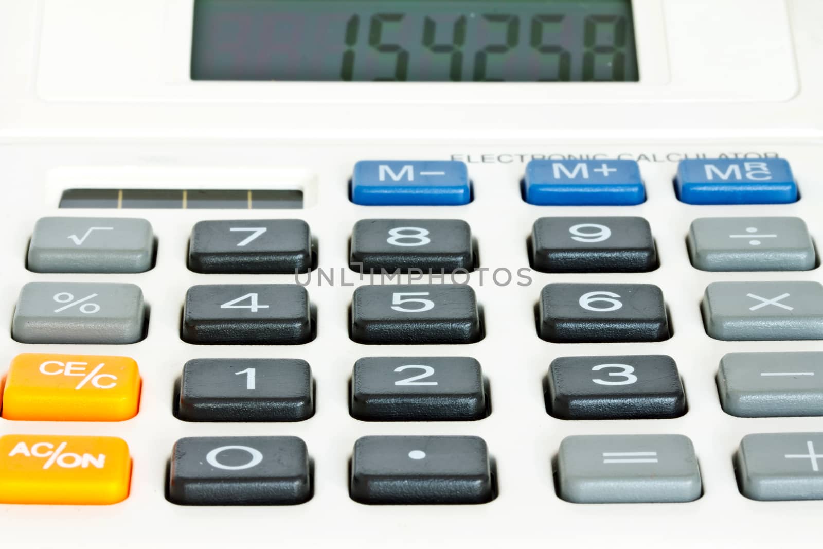 Close up Calculator Keypad 