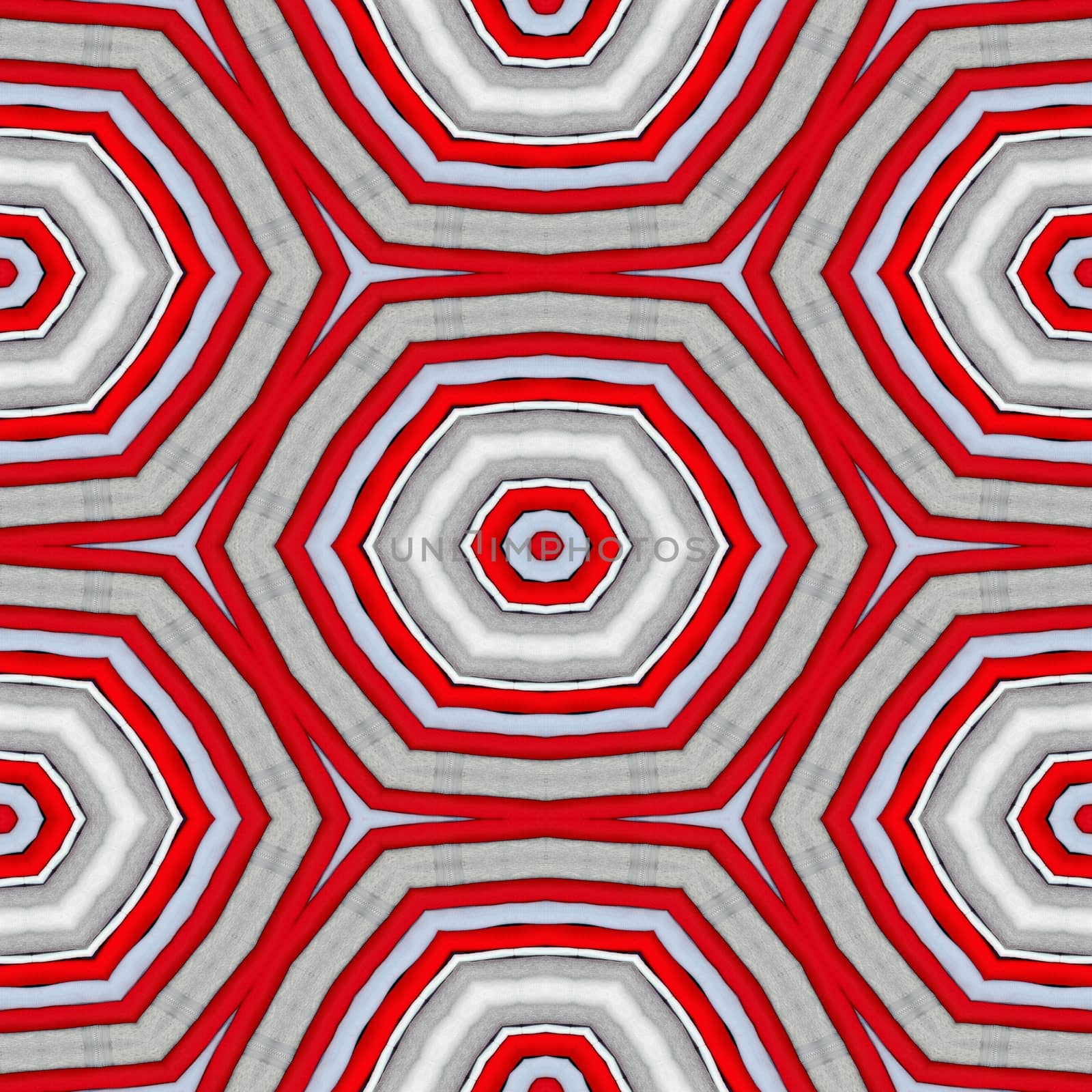 Abstract seamless red, gray and white background with circle shapes.