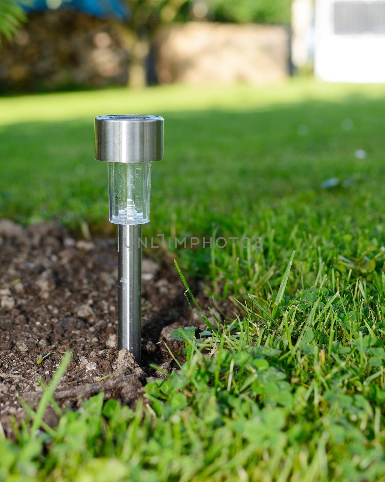 Garden solar lamp by hamik