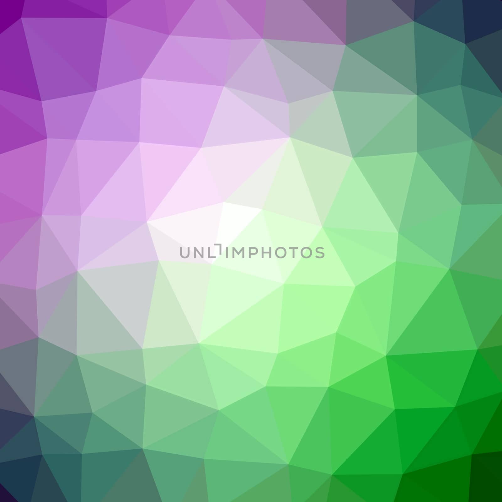 Abstract colorful triangular or polygonal background illustration.