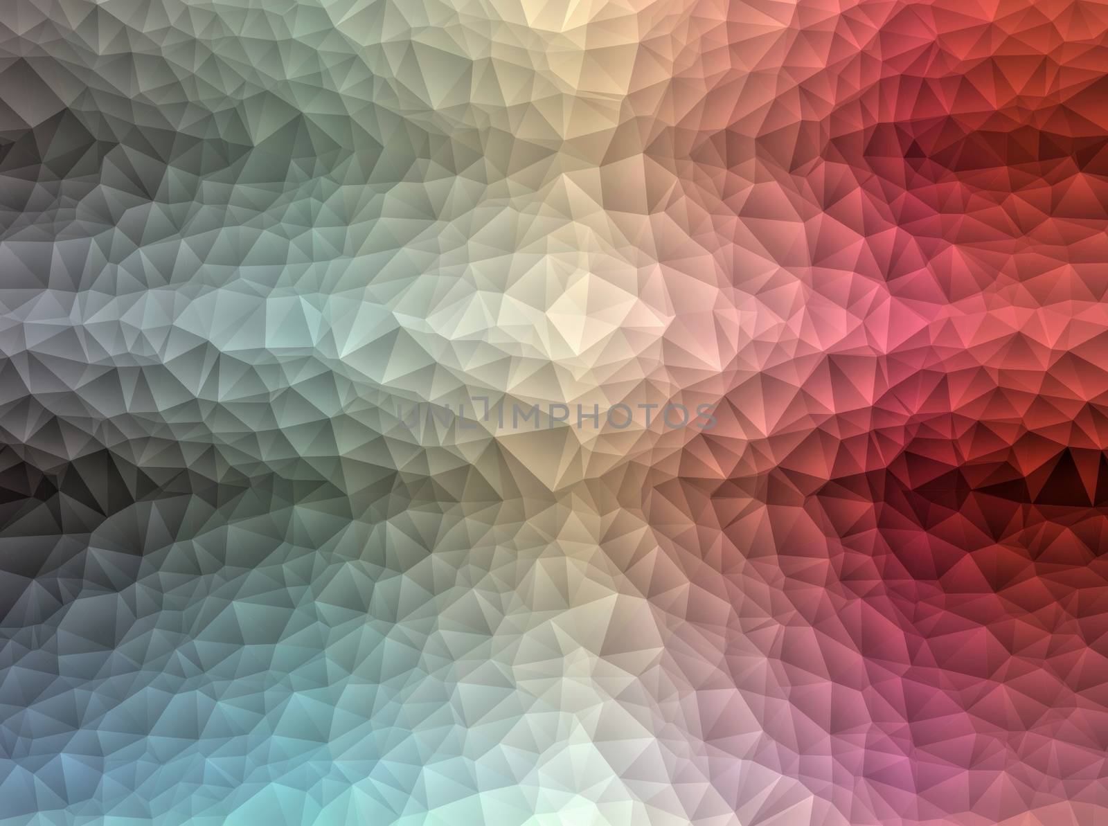 Abstract color polygonal triangle patterns.