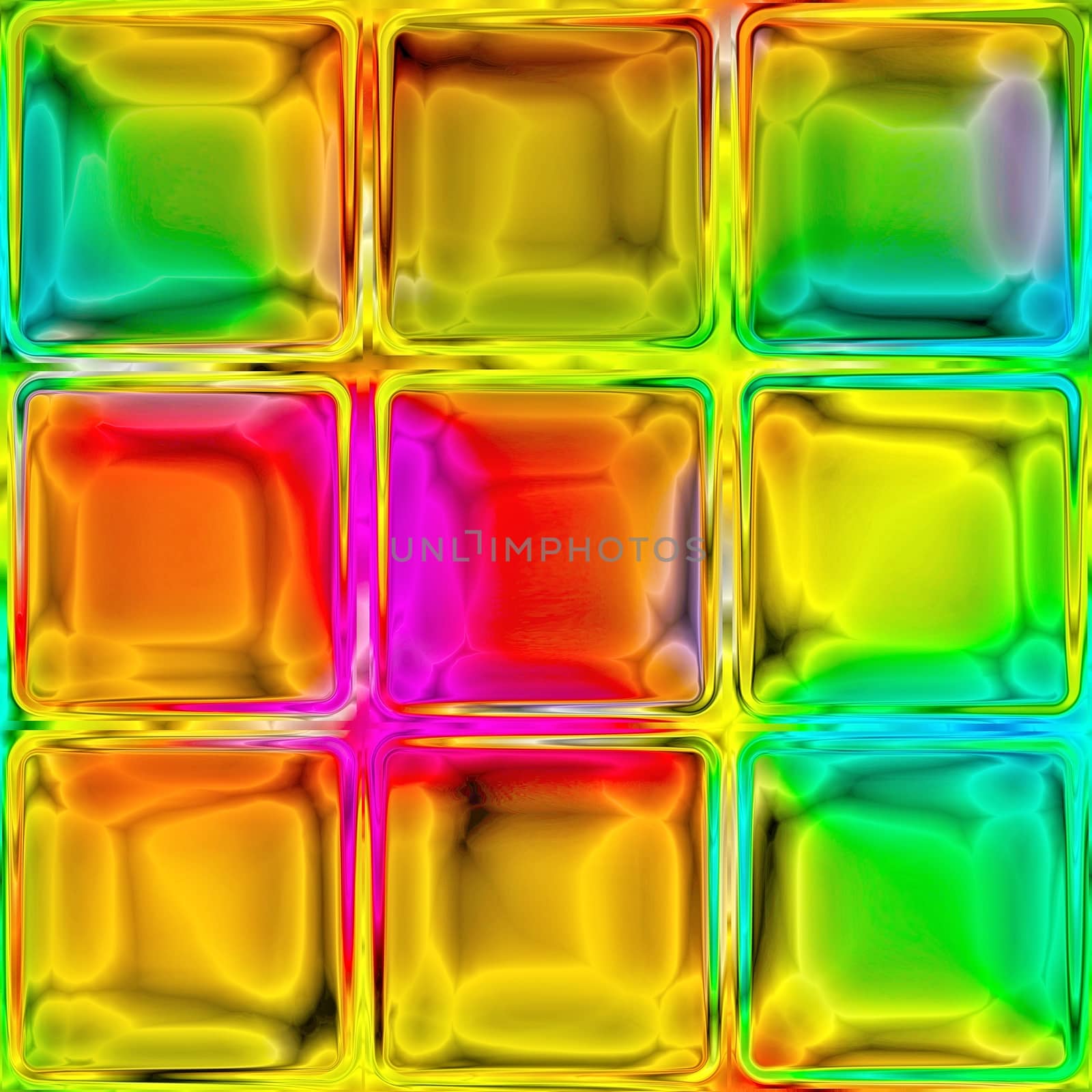 Colorful glass tiles by hamik