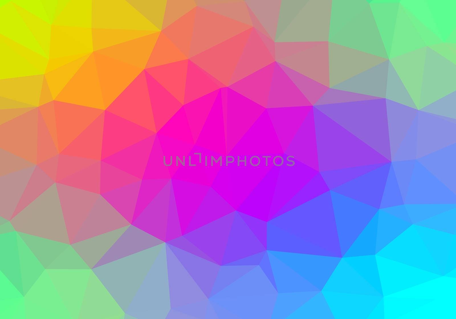 Abstract color polygonal triangle patterns. Low poly background.
