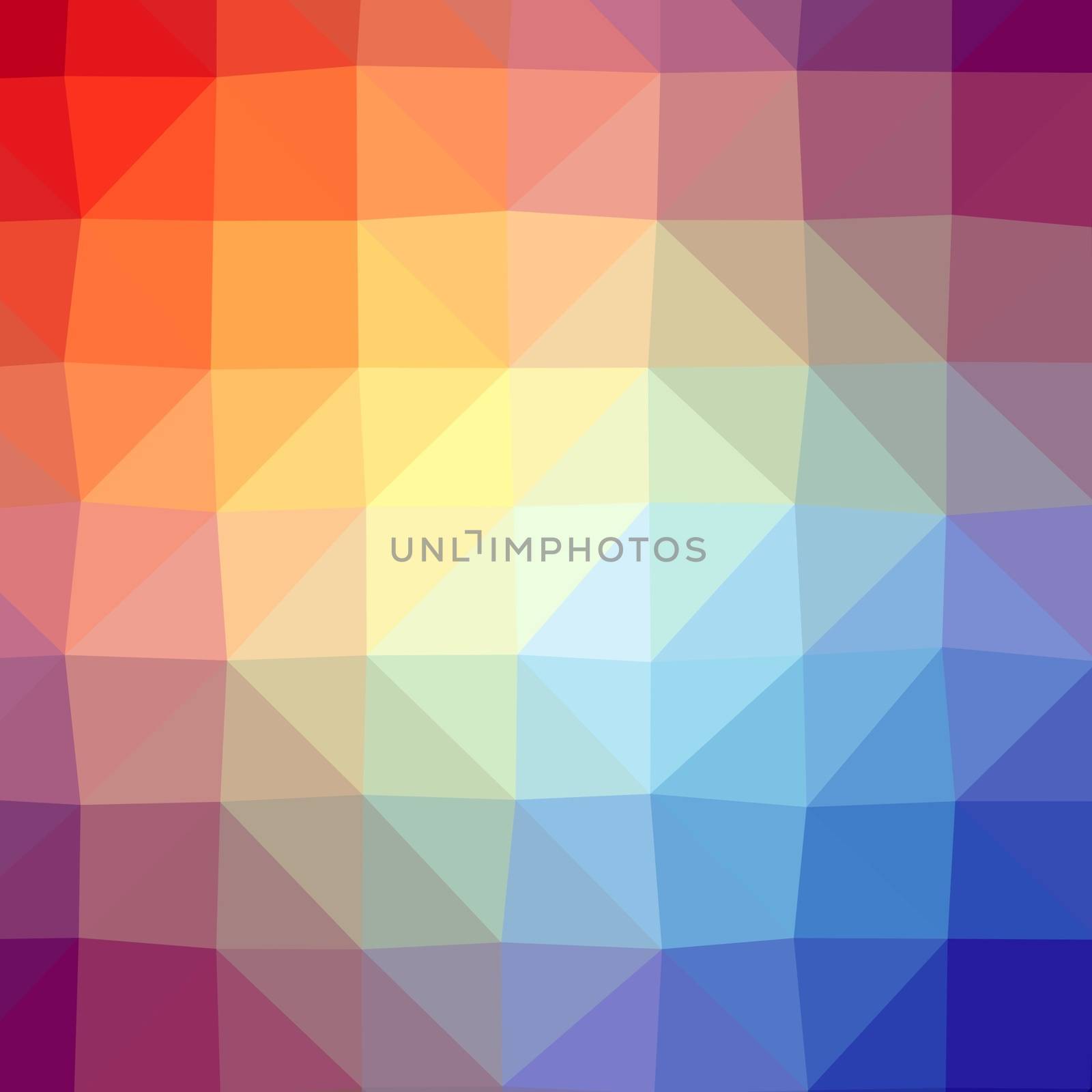 Abstract low poly and triangular color background.