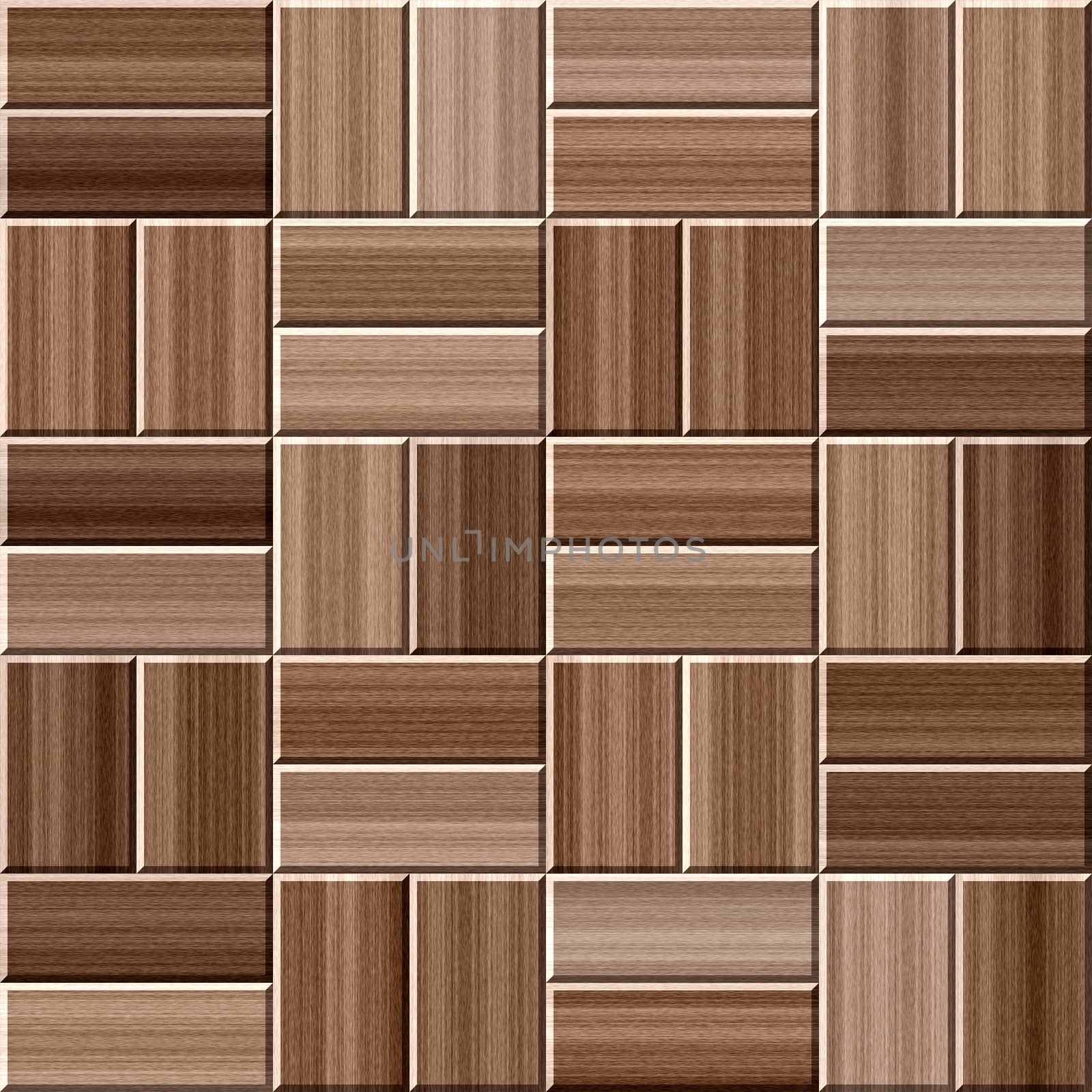 Brown abstract wooden floor background with pattern vector.