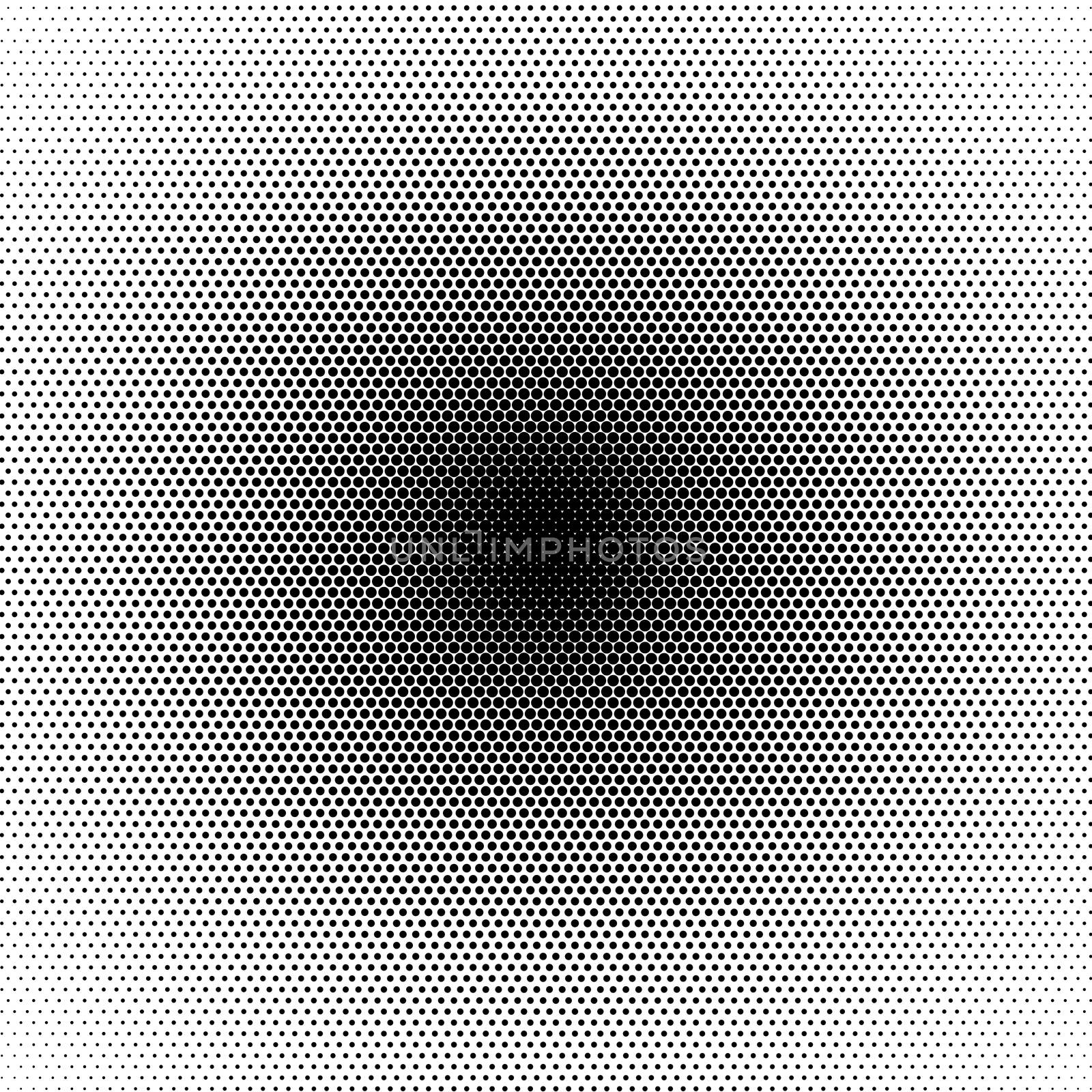 Basic halftone circle dots effect in black and white color. Halftone effect. Dot halftone. Black white halftone.