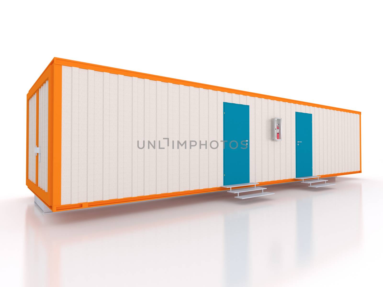 3D view of a portable container exterior by haiderazim